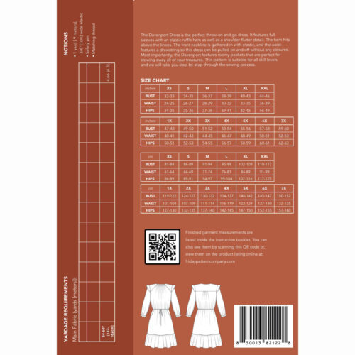 Friday Pattern Co The Davenport Dress Sewing Pattern - Image 3