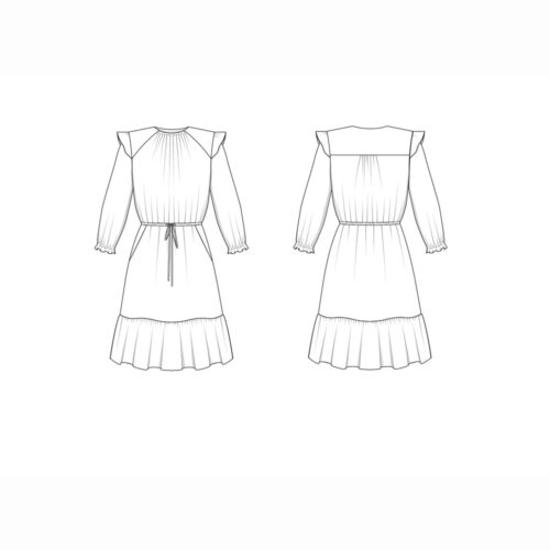 Friday Pattern Co The Davenport Dress Sewing Pattern - Image 4