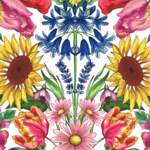 Liberty Tana Lawn® Cotton Fabric SS25 Retold Collection Floral Muse A