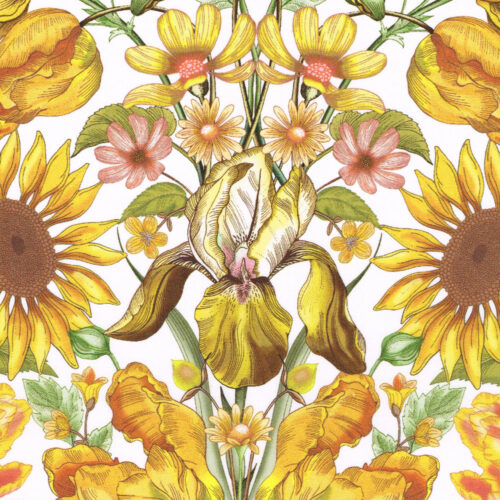 Liberty Tana Lawn® Cotton Fabric SS25 Retold Collection Floral Muse B