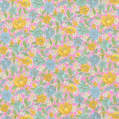 Liberty Tana Lawn® Cotton Fabric SS25 Retold Collection Floral Ovation A
