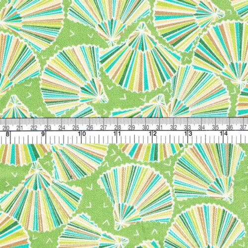 Green Printed Fabric