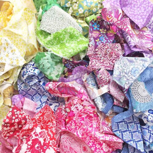 Liberty Tana Lawn Fabric Hexagon Scraps