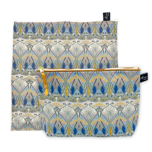 Ianthe Nouveau Soft Accessories Bundle | Liberty Tana Lawn Face Cloth & Wash Bag