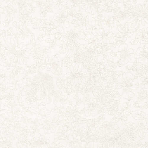 Liberty Wide Width Quilting Cotton Emily Blossom Collection Ivory