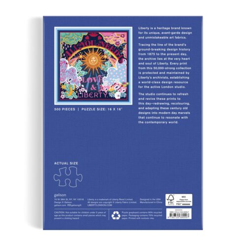 Liberty All You Need Is Love & Liberty 500 Piece Book Puzzle - Image 4