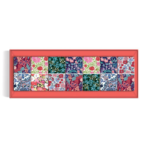 Liberty Floral Wood Domino Set - Image 2