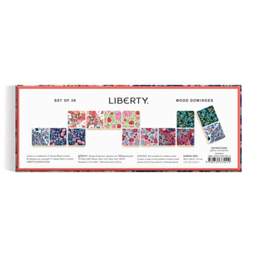 Liberty Floral Wood Domino Set - Image 3
