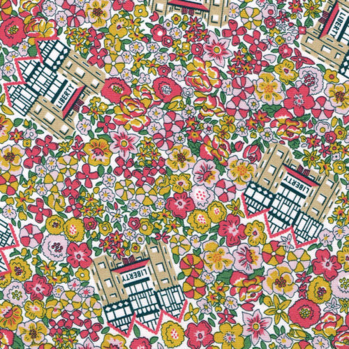 Liberty Quilting Cotton Liberty Flower Shop Collection Liberty In Bloom C