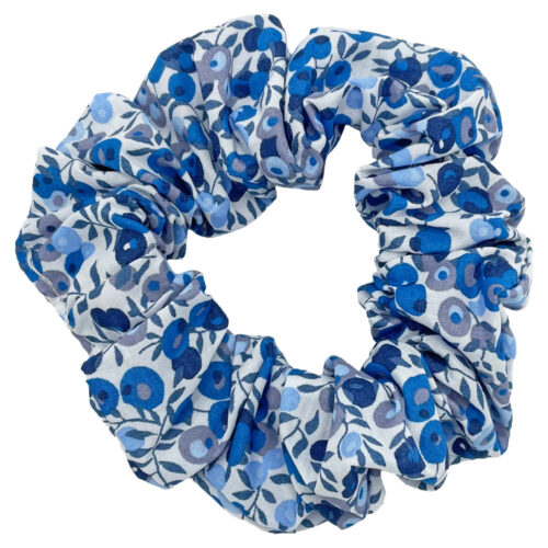 Liberty Tana Lawn® Wiltshire Blue Scrunchie