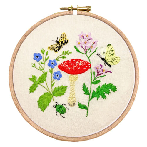 Alice's Botanical Embroidery Box | Toadstool & Friends