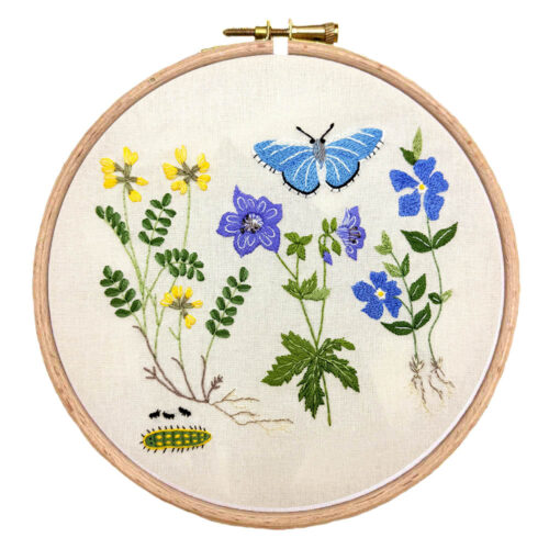 Alice's Botanical Embroidery Box | Periwinkle Meadow