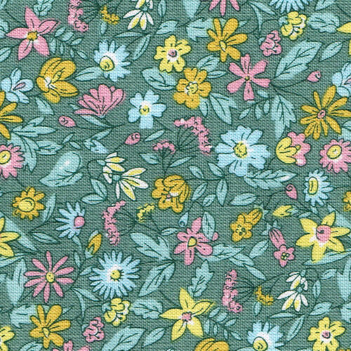 Liberty Quilting Cotton Morning Meadow A 1m Remnant (Box Q)