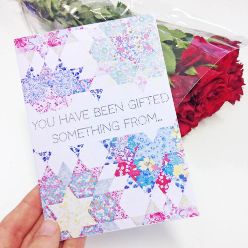 FREE Print at Home Alice Caroline Gifting Card