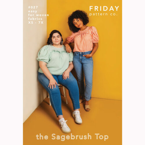 Friday Pattern Co The Sagebrush Top Sewing Pattern
