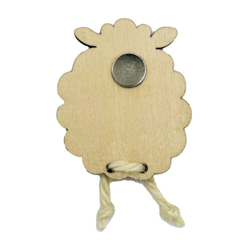 Liberty Hettie The Sheep Magnet Strawberry Thief Pink - Image 2
