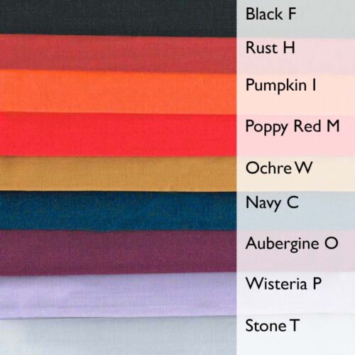 Liberty Fabric Tana Lawn 9 Plain Fat Quarters Solar System Selection 168 - Image 3