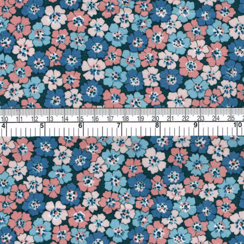 Liberty Quilting Cotton Denim Florals Collection Spring Flourish A - Image 3