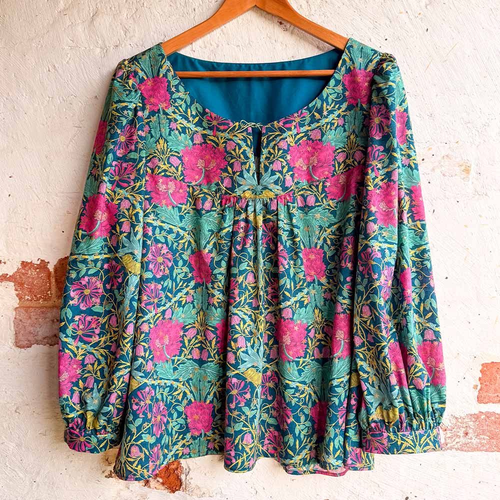 A Festive Liberty Blouse | Liberty Christmas Fabric