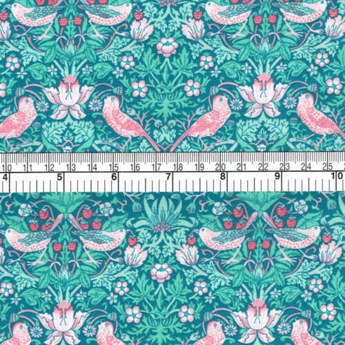 Exclusive Liberty Tana Lawn® Fabric Strawberry Thief Wild Mint X - Image 3