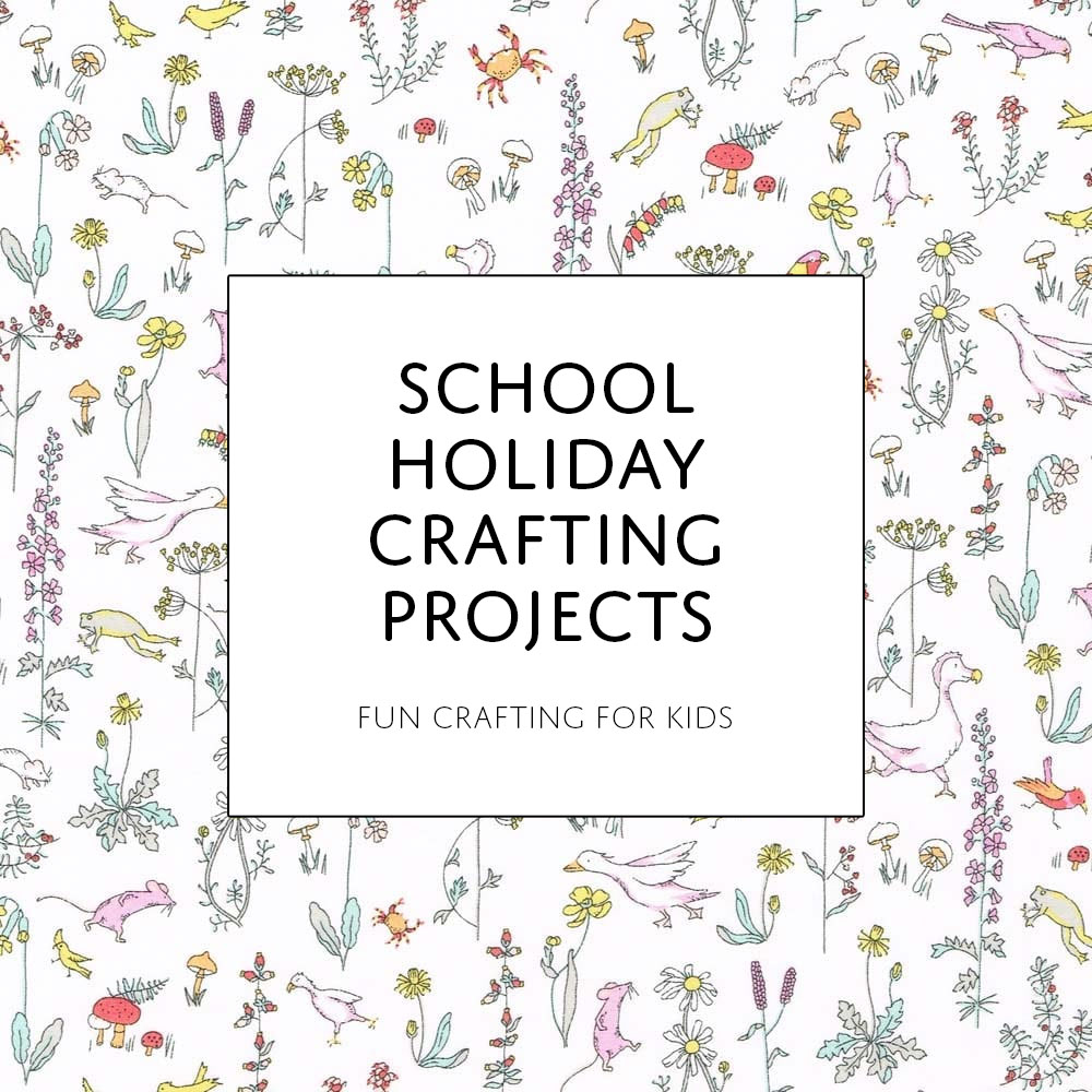 School holiday crafting projects