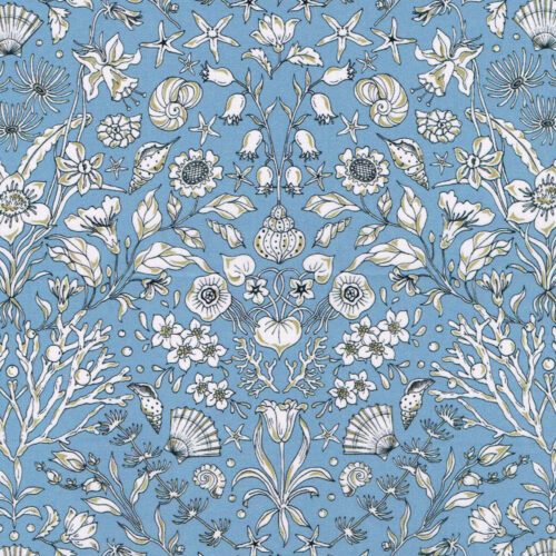 Liberty Fabric Tana Lawn Tafiti A 2.5m Remnant (Box E)