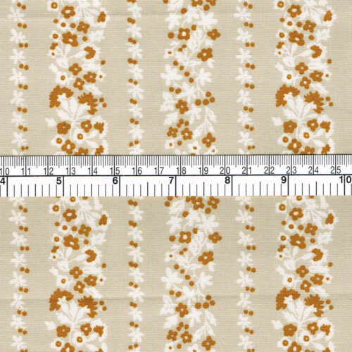 Liberty Quilting Cotton Denim Florals Collection Topiary Stripe C - Image 3