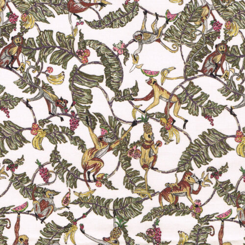 Liberty Fabric Piccadilly Poplin Treetops B 3.3m Remnant (Box H)