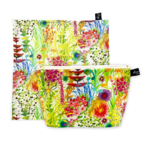 Tresco Multi Soft Accessories Bundle | Liberty Tana Lawn Face Cloth & Wash Bag