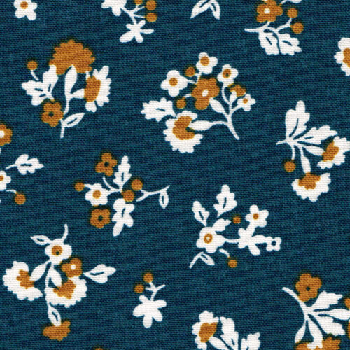Liberty Quilting Cotton Denim Florals Collection Tumbling Blooms A - Image 2