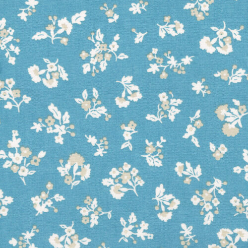 Liberty Quilting Cotton Denim Florals Collection Tumbling Blooms B
