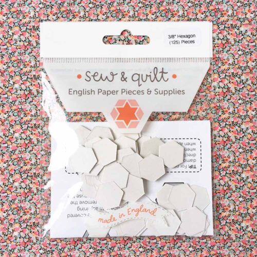 125 English Paper Pieces 3/8" Hexagons - Image 3