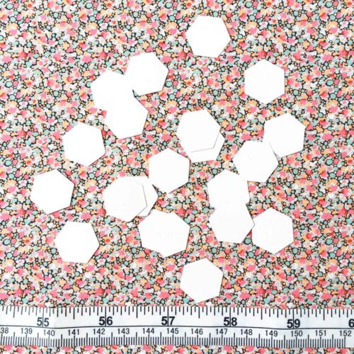 125 English Paper Pieces 3/8" Hexagons - Image 2