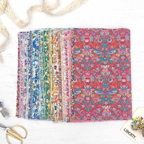 Liberty Fabric Ultimate Rainbow Fabric Bundle 50