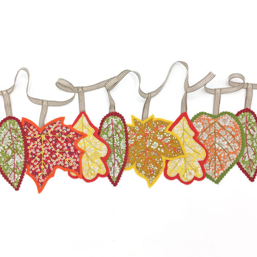 FREE PATTERN : Falling Leaves Garland Instant Download - Image 3