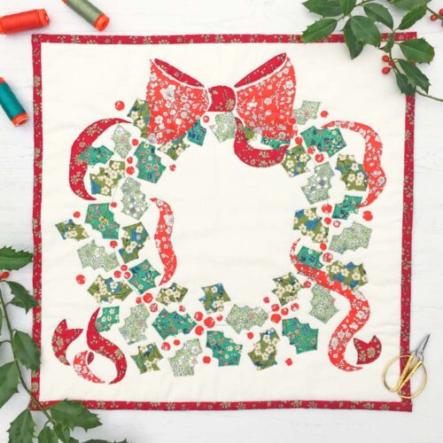 Holly Wreath Wall Hanging Kit