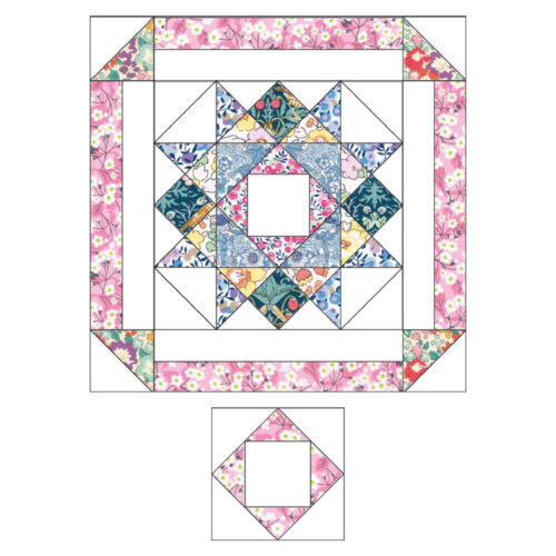 Kaleidoscope Quilt Kit Block 7