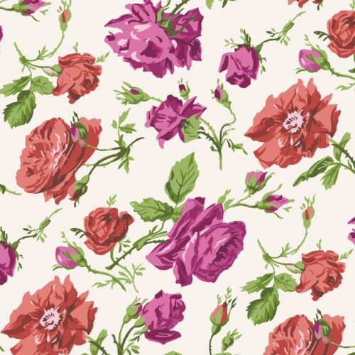 Liberty Organic Painterly Rose