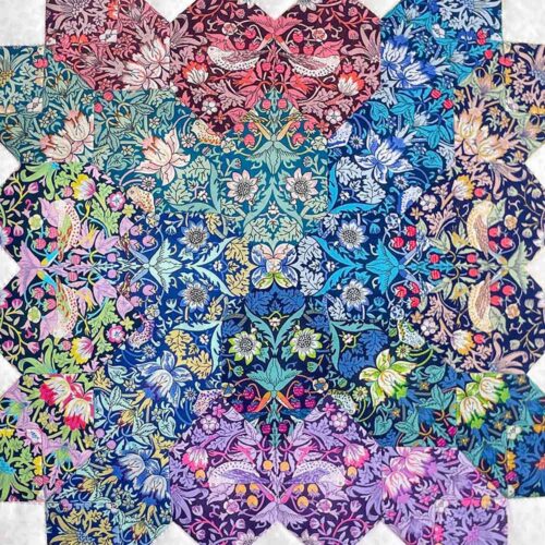 Strawberry Thief Kaleidoscope Cushion by Suzanne Campion: Fabric & Equipment Requirements - Image 2