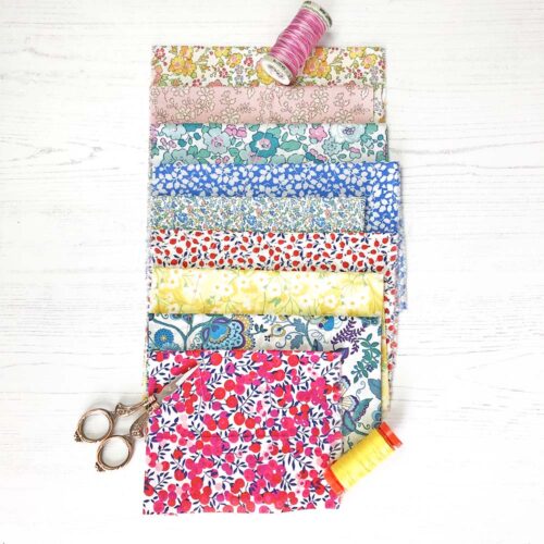Liberty Tana Lawn Fabric Multi-Coloured All Sorts Jewel Palace - 100g