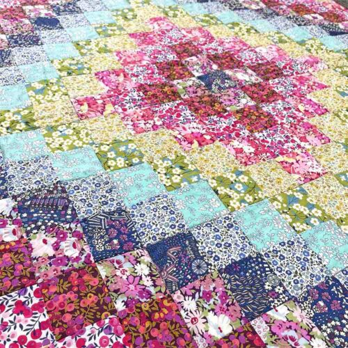 Trip Around the World Quilt Kit - Liberty Tana Lawn Fabric