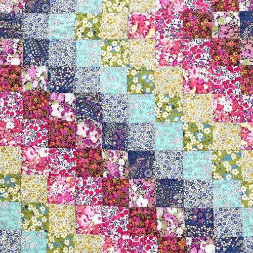 Trip Around the World Quilt Kit - Liberty Tana Lawn Fabric