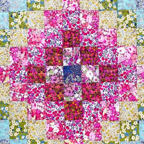 Trip Around the World Quilt Kit - Liberty Tana Lawn Fabric