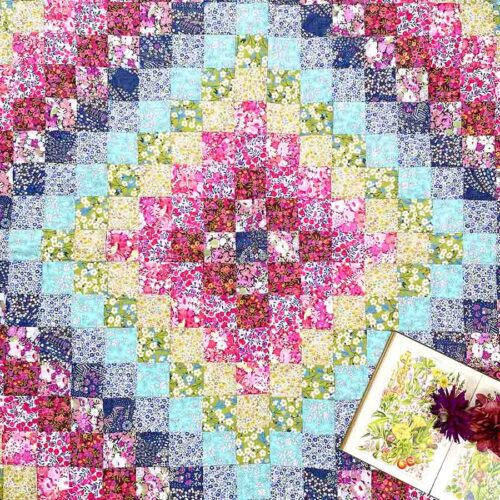 Trip Around the World Quilt Kit - Liberty Tana Lawn Fabric