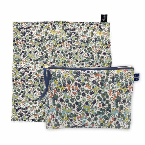Wiltshire Soft Accessories Bundle | Liberty Tana Lawn Face Cloth & Wash Bag